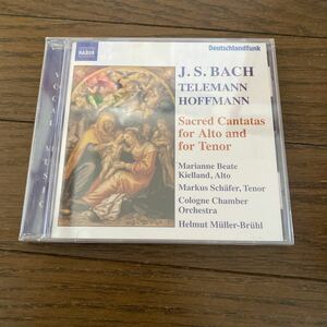 未開封品　デッドストック　倉庫保管品　CD 輸入盤　J.S.BACH バッハ　SACRED CANTATAS FOR ALTO & FOR TENOR TELEMANN HOFFMANN