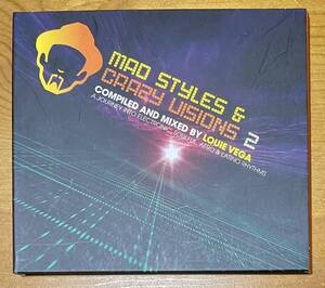 38 Louie Vega Mad Styles & Crazy Visions 2 CD 国内盤ライナー付 House Soul House Latin, Jazzdance Deep House Tribal House 中古品