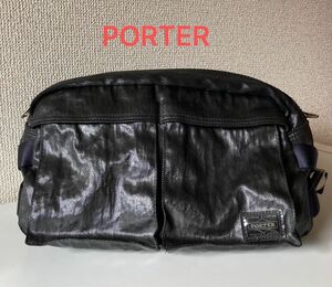 PORTER ポーター 吉田カバン ボディバッグ ウエストバッグ 黒 ショルダーバッグ