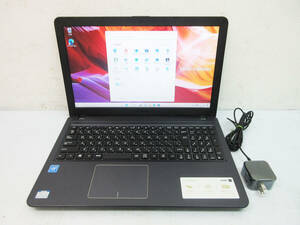 F9235【ノートパソコン】ASUS R543M R543MA-GQ793TS★グレー★Celeron 15.6インチ HDD:1000GB メモリ:4GB★ノートPC エイスース★美品