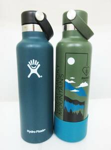 N8148【水筒】2本★ハイドロフラスク Hydro Flask★21oz 621ml★F143247 F143477★ウォーターマグ ステンレスボトル ボトル★良品