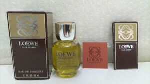 ■LOEWE ロエベ 香水 フレグランス POUR HOMME プール オム オードゥ トワレ EDT 50ml スペイン製 取説付 未使用品■Y④