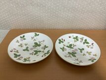 ■WEDGWOOD WILDSTRAWBERRY ウェッジウッド ワイルドストロベリー カップ&ソーサ 2客 未使用品■_画像7