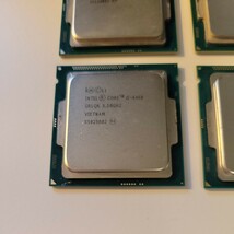 i5 第4世代 6枚セット CPU Intel 中古 i5-4590×2 i5-4460×3 i5-4570 BIOS起動確認済_画像3