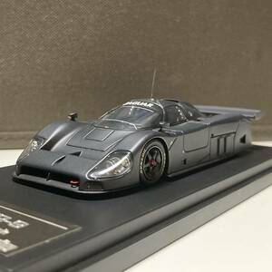 1/43 hpi racing ジャガー XJR 9 ケース付 jaguar ミニカー レースカー レーシング xjr9 プレーンカラー モデル ブラック xjr-9