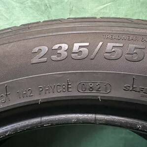 235/55R18 104V KUMHO GRUGEN HP71タイヤ 4本2021年製 送料無料の画像9