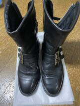 vexton shoes Biker boots カスタム ラロッカ ジョンソンズ NEON LEATHER GARMENT ネオン 666 ルイスレザー ブライアン・セッツァー _画像1