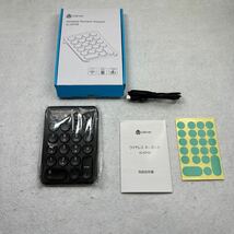 325(iClever テンキー Bluetooth ワイヤレス 数字 キーボード パンタグラフ式 Type-C充電 超薄型 Tabキー付き ブルートゥース 無線 _画像8