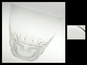 n625 LALIQUE ラリック クリスタル レリーフ オールドファッション ロックグラス