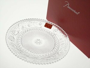 N818 Baccarat バカラ クリスタル アラベスク プレート トレー