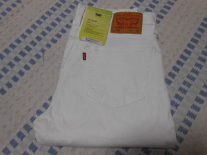 new goods! Levi's 511 white W33*L32 white 045111943 slim yellow green tag 501XX great popularity model 