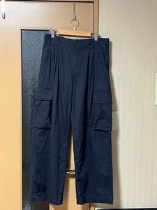 【WYM LIDNM】TUCK STRAIGHT HERITAGE CARGO ダークグレー