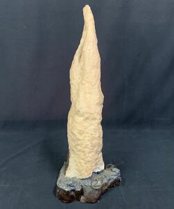 希少 鍾乳石 鉱物 高さ約55cm 重量約8kg 天然石 自然石 観賞石 鍾乳洞 オブジェ / 現状渡し