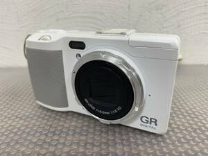 ☆12664 リコー/RICOH GR DIGITAL IV ホワイト コンパクトデジタルカメラ バッテリー デジカメ デジタル4☆