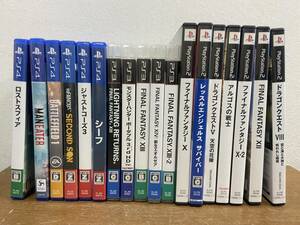 12739★SONY PlayStation ソニー プレイステーション PS2 PS3 PS4 ゲームソフト おまとめ 合計18枚