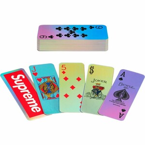 Supreme/Bicycle Holographic Slice Cards トランプカード1枚 スマホケース iPhoneケース