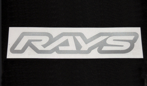 RAYS NEWロゴステッカー W200 シルバー 74040200018SL レイズ