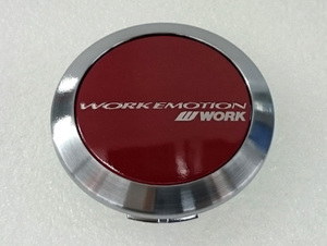 WORK ワーク エモーションセンターキャップ FLAT TYPE レッド 120219(KWM-FRD)
