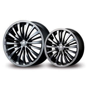 即納在庫有 4本set VARTEC ヴァーテックVR-5 Leoン 15 Inch 4.5J+43 1545+43 4/100 ブラックポリッシュ LEON