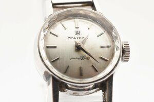 稼働品 ウォルサム プレミアムレディ ラウンド 手巻き レディース 腕時計 WALTHAM