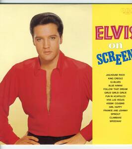 LP 見開き 2LP ELVIS on SCREEN 決定盤　エルヴィス・プレスリー　スクリーン・ヒット【Y-771】