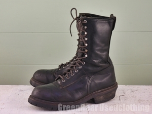 X749*USA производства [ Red Wing RED WING] Vintage Work ботинки хороший тест steel tu wise маленький . чёрный черный мужской 11.5D 29.5cm