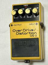 BOSS ボス　OS-2 OverDrive/Distortion オーバードライブ ディストーション　ギター　エフェクター 　_画像2