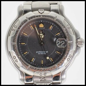 ●中古・稼働品・難有●TAG HEUER タグホイヤー プロフェッショナル 200m WH1212 クォーツ ※本体のみ・ベルトネジ欠品 ベルトロック不良