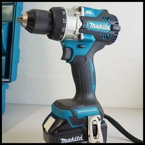 ●未使用・極美品●Makita マキタ 充電式振動ドライバドリル HP486DRGX 急速充電器・バッテリー2個付き 動作確認済み