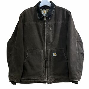 カーハート Carhartt サンドストーン リッジコート ジャケット 着丈70cm 希少サイズ デトロイト トラディショナル 