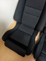 RECARO LS-L LX-L black 左右２脚セット　フルクリーニング済みです！！　　　レカロ　lx.ls.sr_画像4