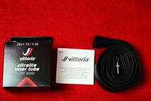 新品★Vittoria◆UltraLite★ウルトラライト★26インチ★1.1・1.2・1.25・1.5・1-1/4・1-3/8・1-1/2★仏式★ゆうパケット可★ペア可★ L8_画像1