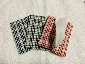  hand made tissue cover ② new . period. preparation 