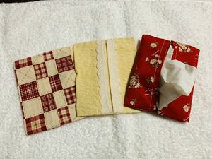  hand made tissue cover ⑤ new . period. preparation 