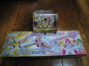 バンダイ スマイルプリキュア★プリンセスキャンドル+新品 プリンセスティアラ★セット揃い★キュアハッピー キュアビューティ★BANDAI