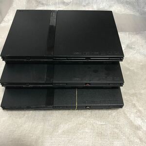 ジャンク品) PS2 本体　3台