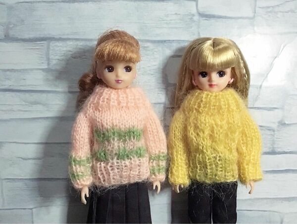 リカちゃんサイズのハイネックセーター