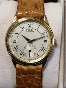 出品途中お値段見直し再出品！！名品　ピアジェ　PIAGET 15968 18K 手巻き　美品！！