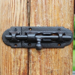  antique style manual key sliding simple gate door metallic material cast iron .... pills metal fittings metallic material stylish brass latch 