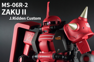 BANDAI MG 1/100 MS-06R-２ ZAKUⅡJ.RDDEN'S CUSTOMIZE MOBILE SUIT