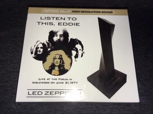 ●Led Zeppelin - Ultimate Listen To This, Eddie : High Reso : Empress Valley ホワイト/4DVDオーディオ