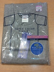 《新品》DAISO メンズ 半袖Tシャツ LBサイズ グレー トップス 紳士物 ダイソー c125/587-2