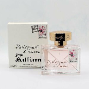 【送料無料】未使用 正規品 ジョンガリアーノ パルレモアダムール EDT 30ml◆ジョンガリアーノパルレモアダムール◆香水◆