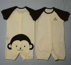  Comme Ca Ism 60/70 cotton . short sleeves two way monkey 