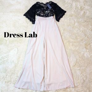 【未使用】 Dress Lab オールインワンドレス M 刺繍レース ワイド ドレスラボ パンツスーツ セレモニースーツ