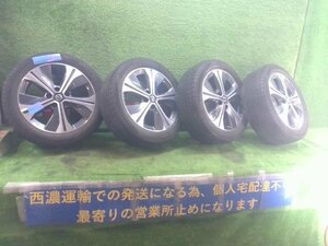 日産 リーフ タイヤホイール 215/50/R17 純正アルミ 5H PCD114.3 17×6.5JJ オフセット+45 傷・腐食少々 ★佐川急便4個口発送★