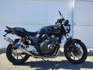 ホンダ$ CB400 SUPER FOUR HYPER VTEC Revo 車体 400cc スーパーフォア SF NC42 カスタムマフラー 動画有 ローン可 東京都福生市発