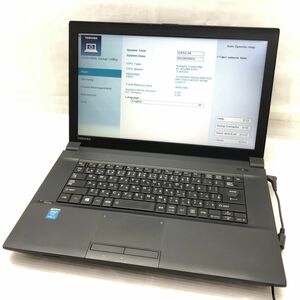 【ジャンク】 TOSHIBA dynabook Satellite B554/M PB554MEAP27AA71 Core i5-4210M メモリ4GB HDD 320GB 15.6インチ T009615【訳アリ】