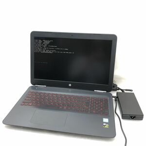 【ジャンク】 HP OMEN by HP Laptop Z6X84PA Core i7-6700HQ メモリ16GB SSD 256GB + HDD 1TB 15.6インチ T010061【訳アリ】