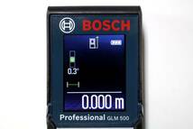 ①BOSCHボッシュ◆GLM500◆Professionalプロフェッショナル◆2019年製◆レーザー距離計◆取説 付◆通電確認OK_画像3